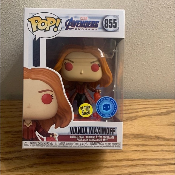 Wanda Maximoff Funko Pop GITD 855 (Avengers Endgame) - Picture 1 of 5